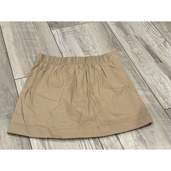 Old Navy school uniform tan and navy top and skirt, girls size S 6-7 - Picture 6 of 10